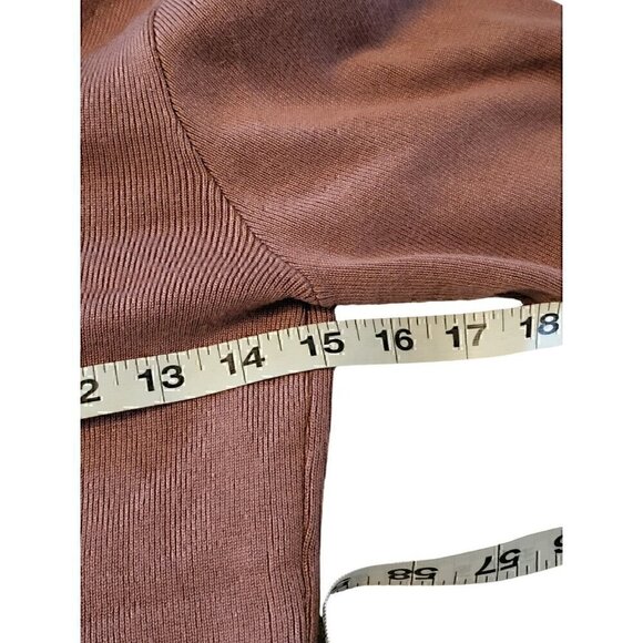 Hippie Rose Square-neck Corset Sweater Top In Mocha Rose Size Large NWT - Picture 5 of 5